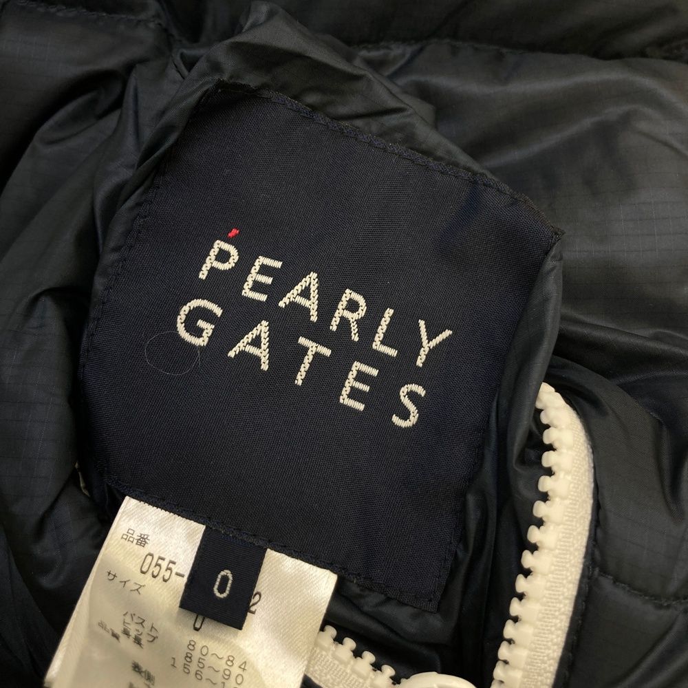 サイズ：0 PEARLY GATES パーリーゲイツ リバーシブル ダウン