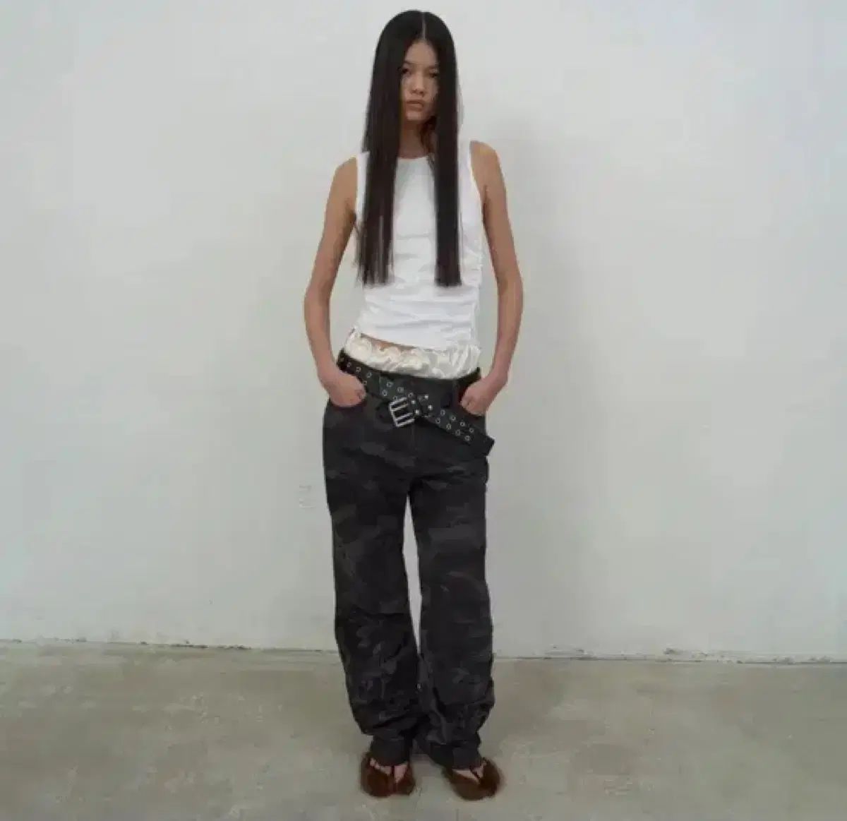 LCDC カモフラージュ スラックス S