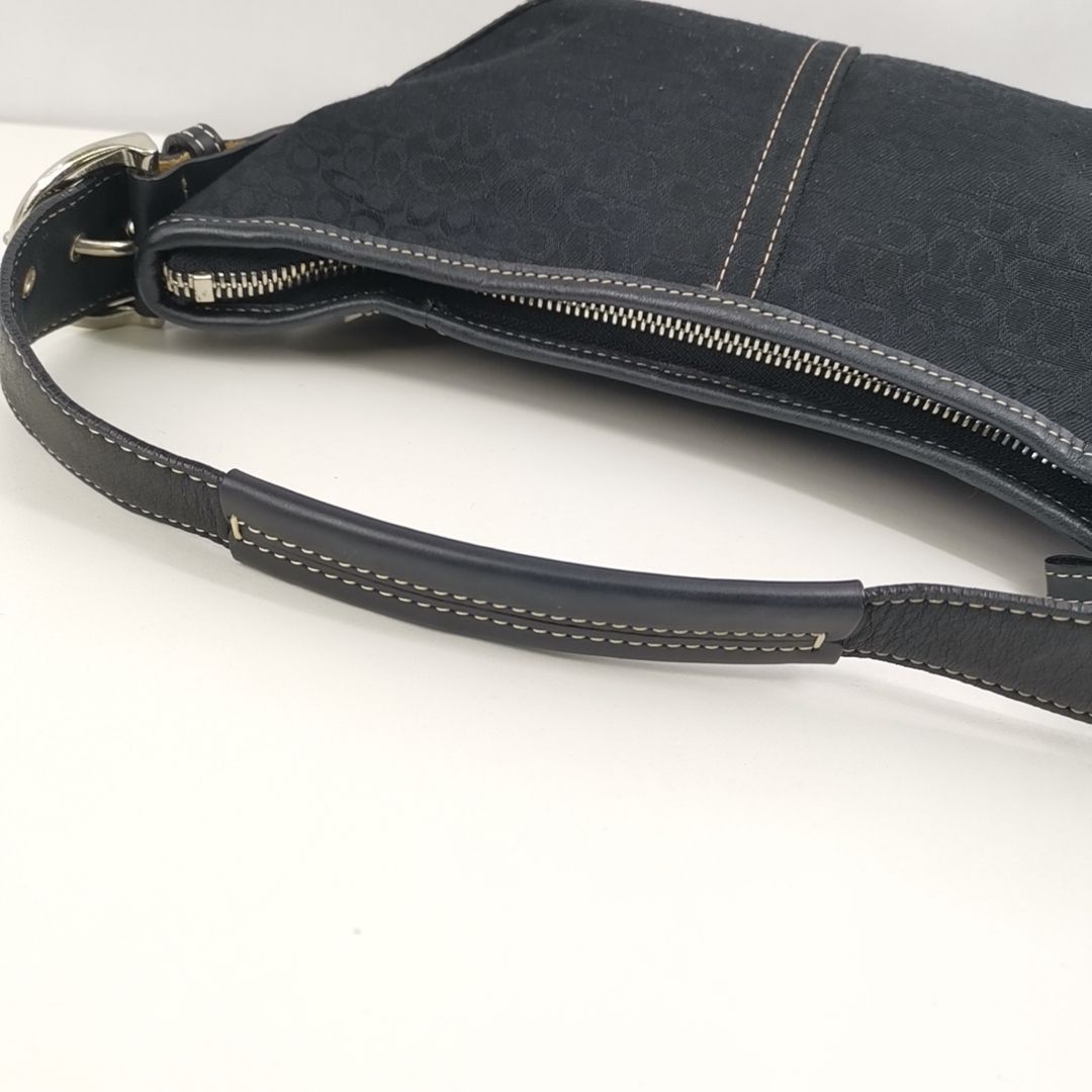 COACH 】M A-1 コーチ 6351 ミニシグネチャー 総柄 一部 レザー