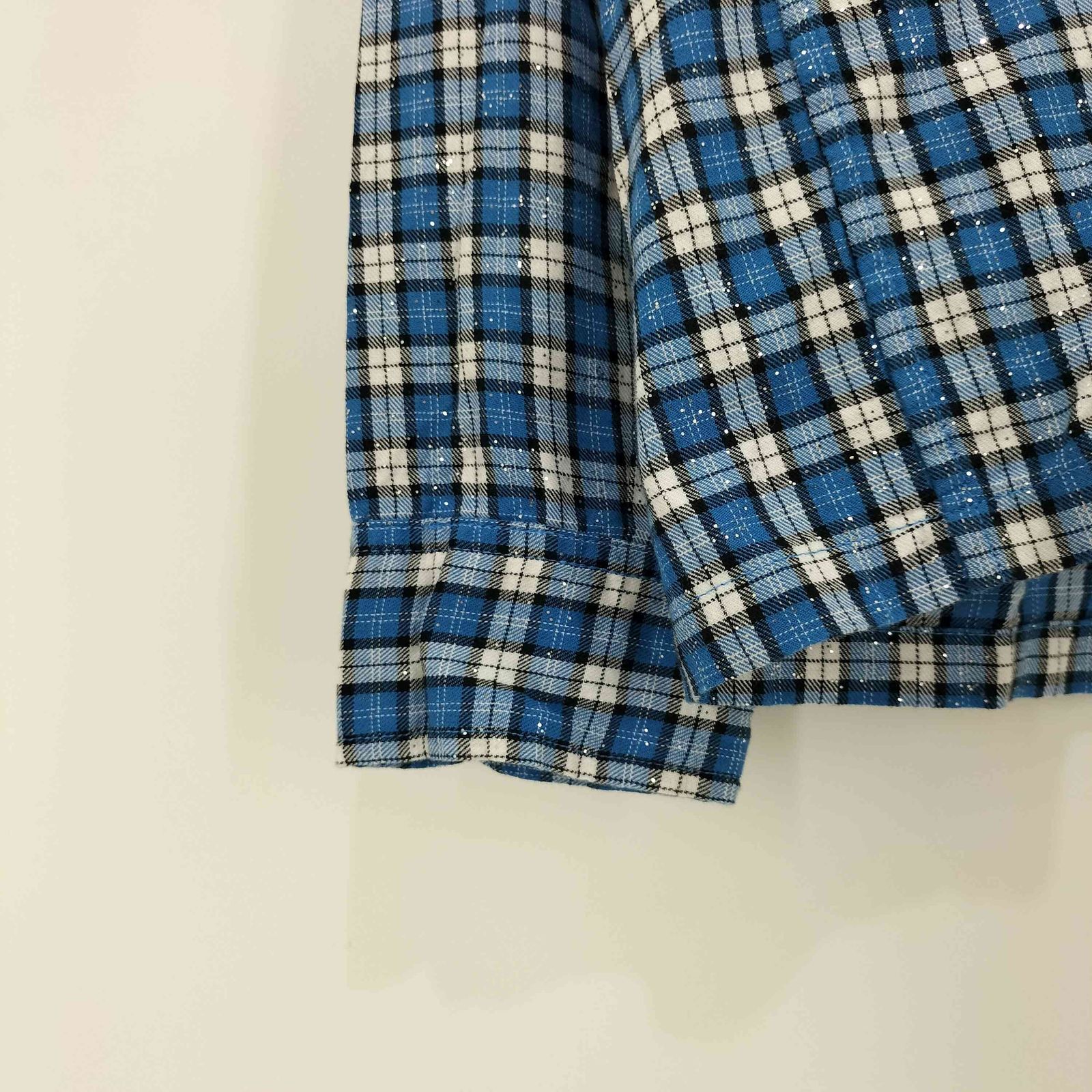 ビームス BEAMS FUTURE ARCHIVE 25SS / GLITTER NELCHECK SHIRT メンズ