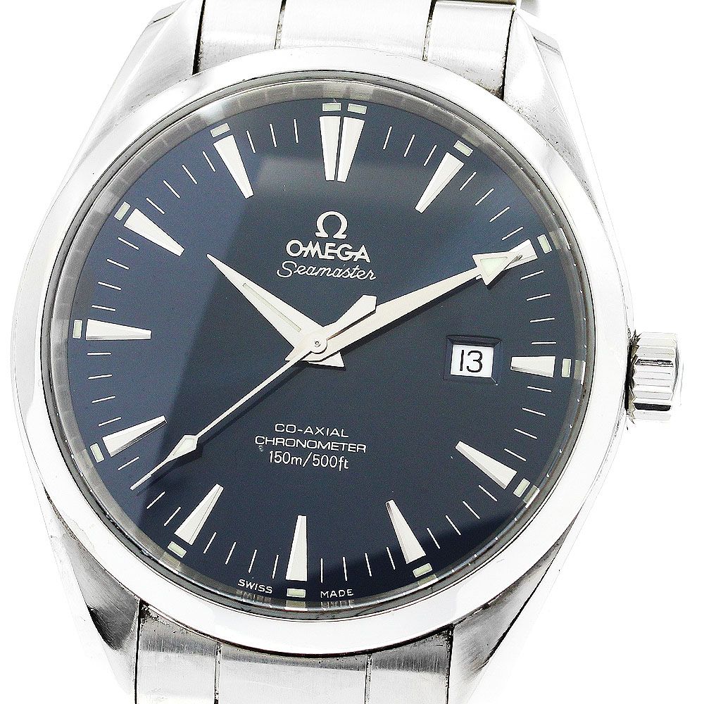 オメガ OMEGA 2502.80 シーマスター アクアテラ デイト 自動巻き  