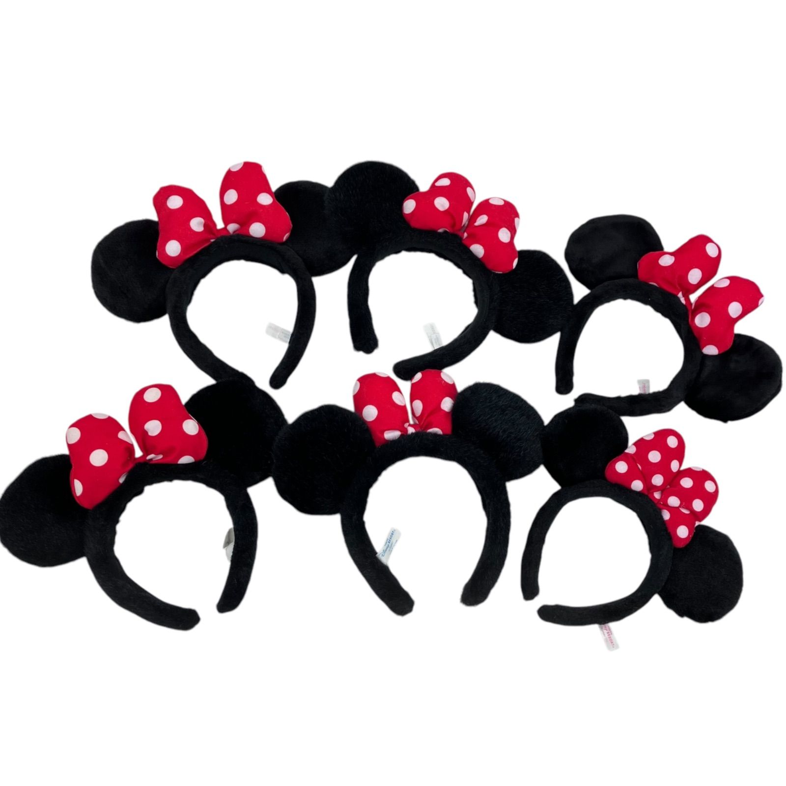 186001　現状品　Disney　ミニーマウス　リボン　カチューシャ　６点　セット　まとめ売り