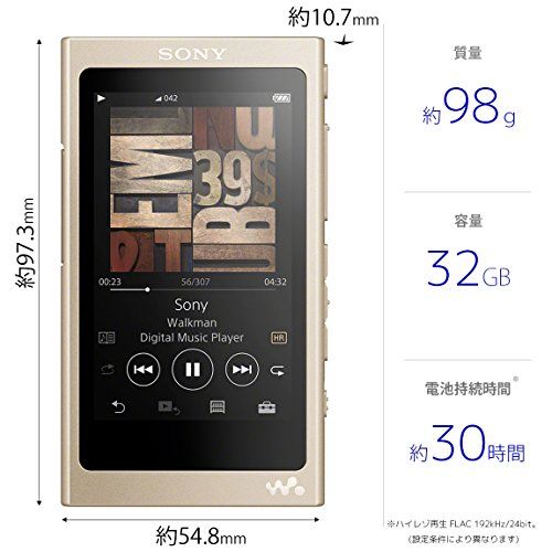 【美品】SONY Walkman NW-A46HN 32GB ハイレゾイヤホン ソニー ウォークマン Aシリーズ 32GB NW-A46HN : Bluetooth/microSD