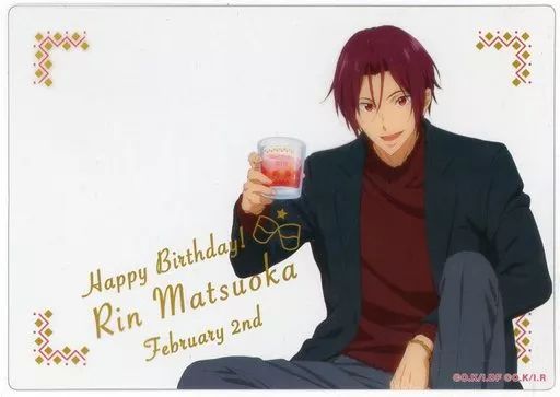 中古】キャラカード 松岡凛(バースデー/等身) 「Free! Series
