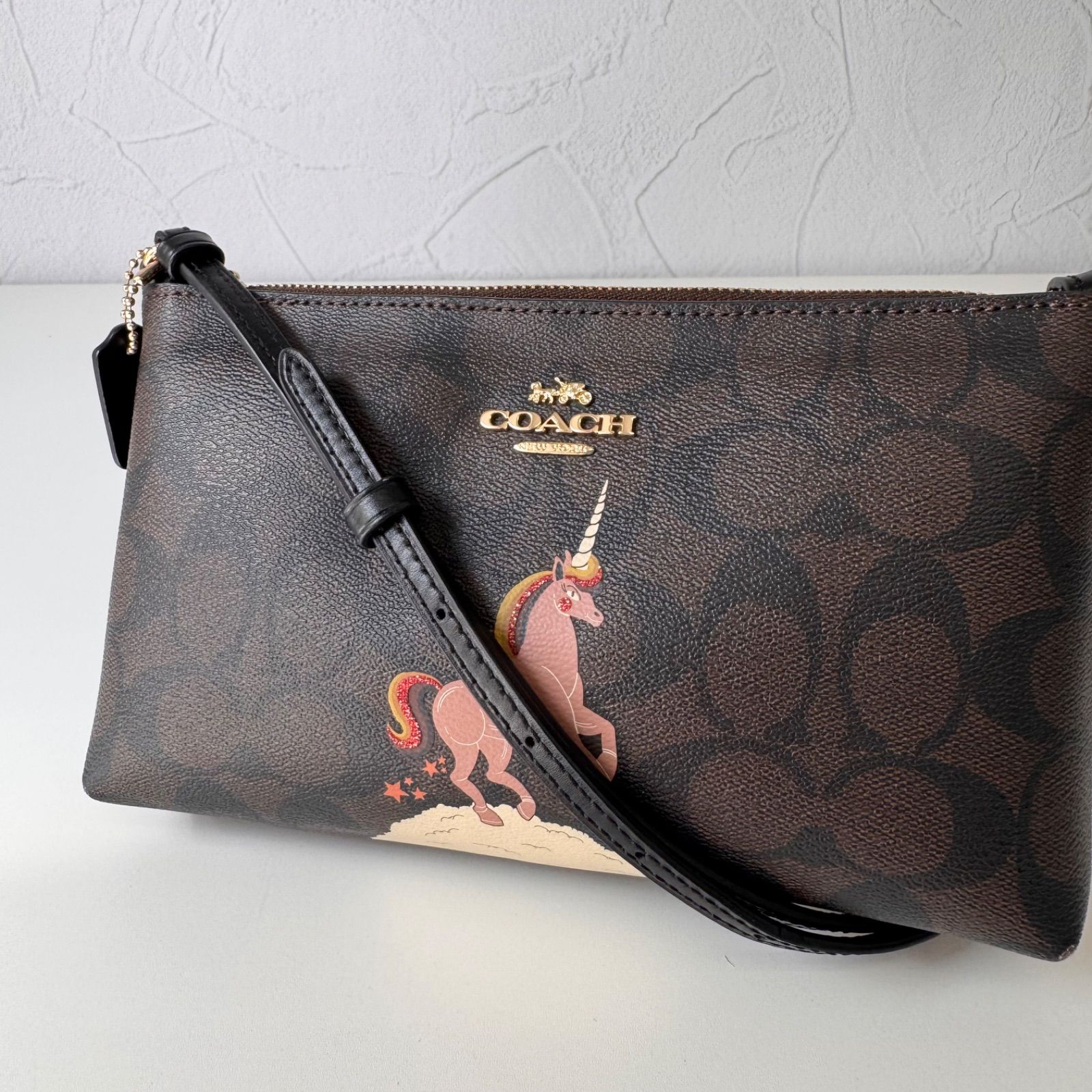 ✨Bランク COACH ショルダーバッグ クロスボディー アクセサリーポーチ 