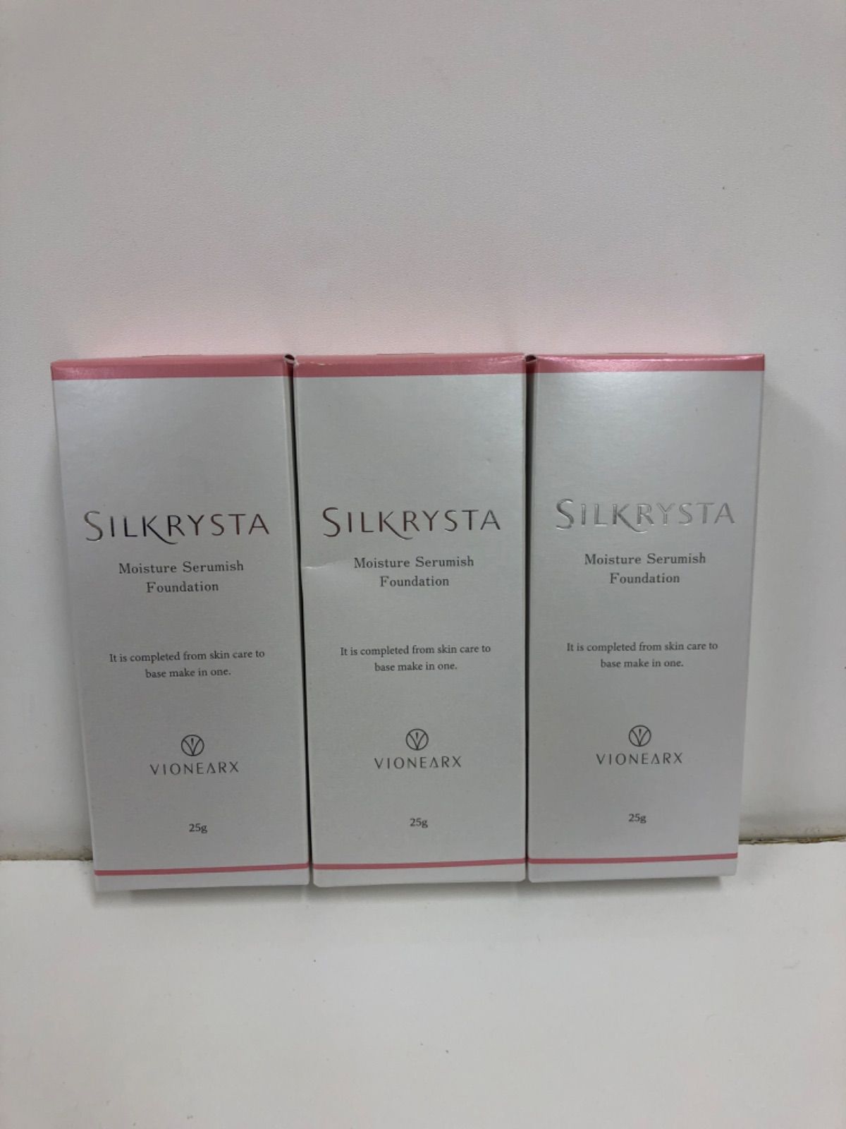 G405 K SILKRYSTA シルクリスタ　（ファンデーション）　25g　3点セット
