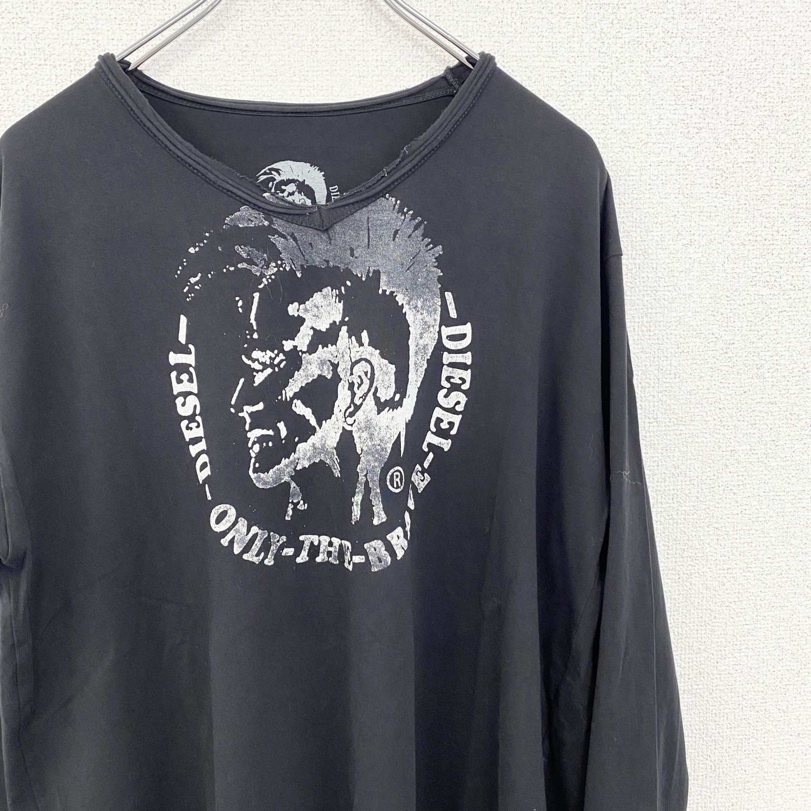 DIESEL ディーゼル Tシャツ S Y2K カジュアル 古着 DIESEL ディーゼル プリント tシャツ y2k 90's 00's - メルカリ