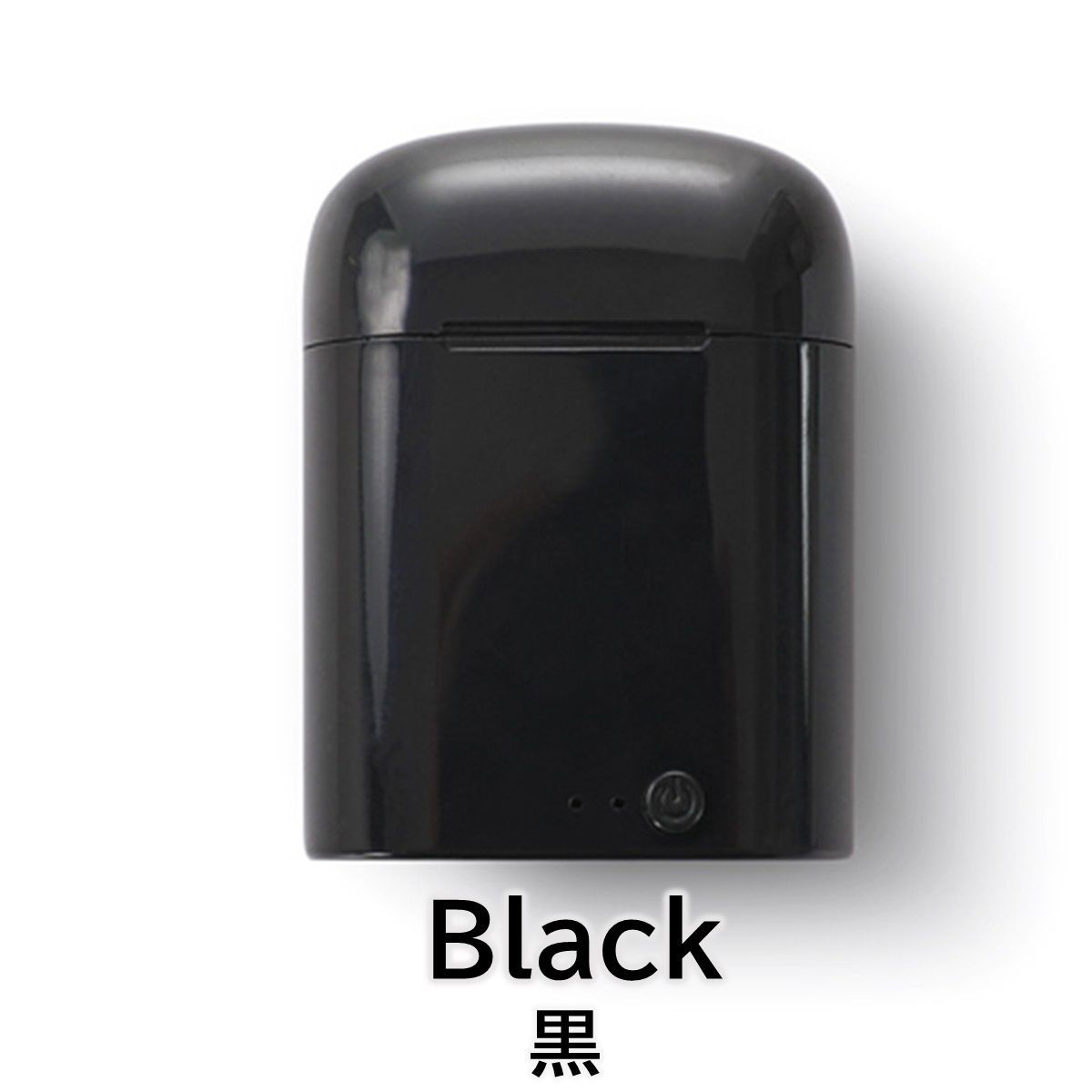 i7　ワイヤレスイヤホン　軽量　黒　Bluetooth　かわいい　音楽　充電器