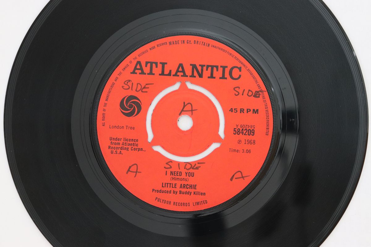 英7” Little 注文 Archie I Need You 584209 Atlantic /00080 英7