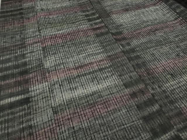 平和屋着物○上質な紬 横段霞文 正絹 逸品 CAAW3170ut