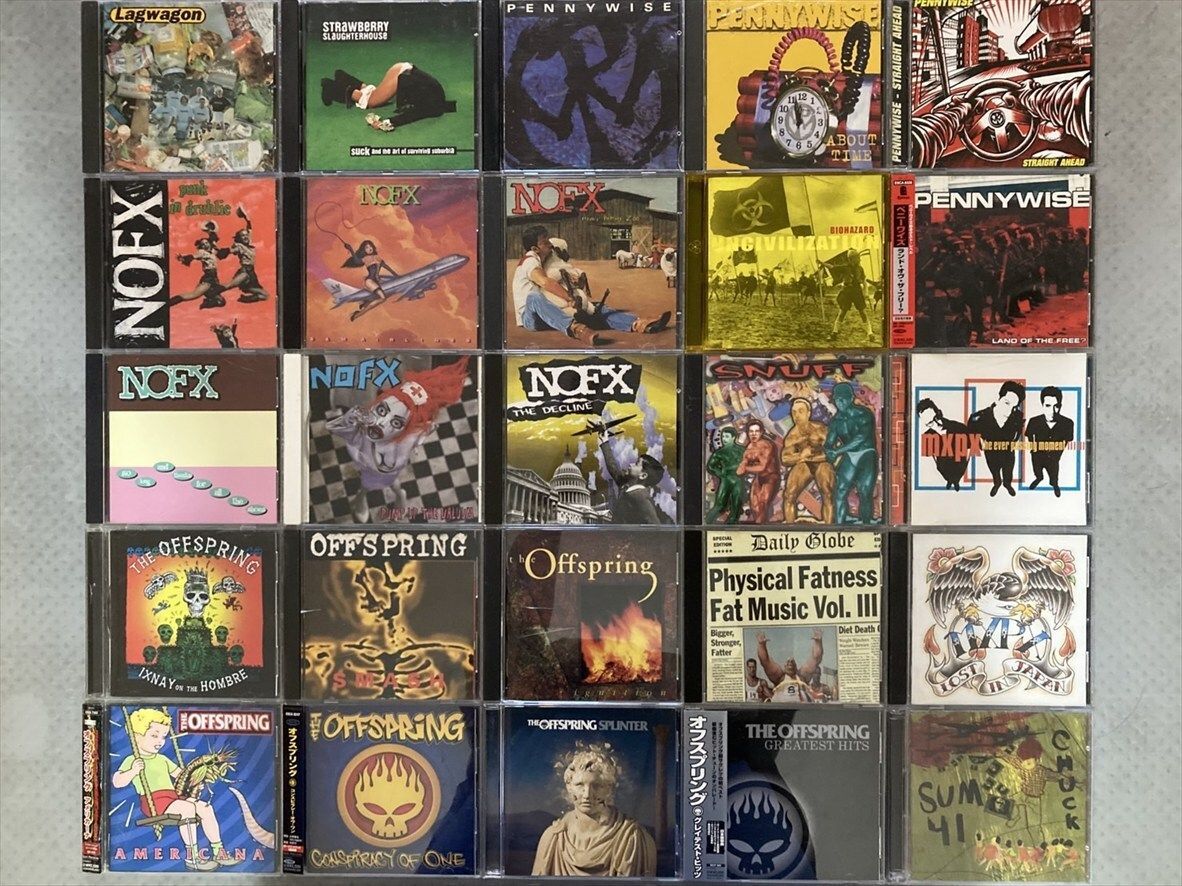 パンク ハードコア メロコア エモ系 CD 約100枚セット CP054 セックス ピストルズ グリーン デイ NOFX オフスプリング ペニーワイズ MERCADOAVALIA_COM_BR