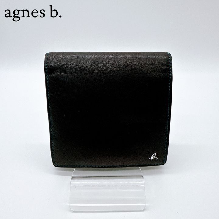 agnes b. アニエスベー レザー 二つ折り 財布 ウォレット 札入れ