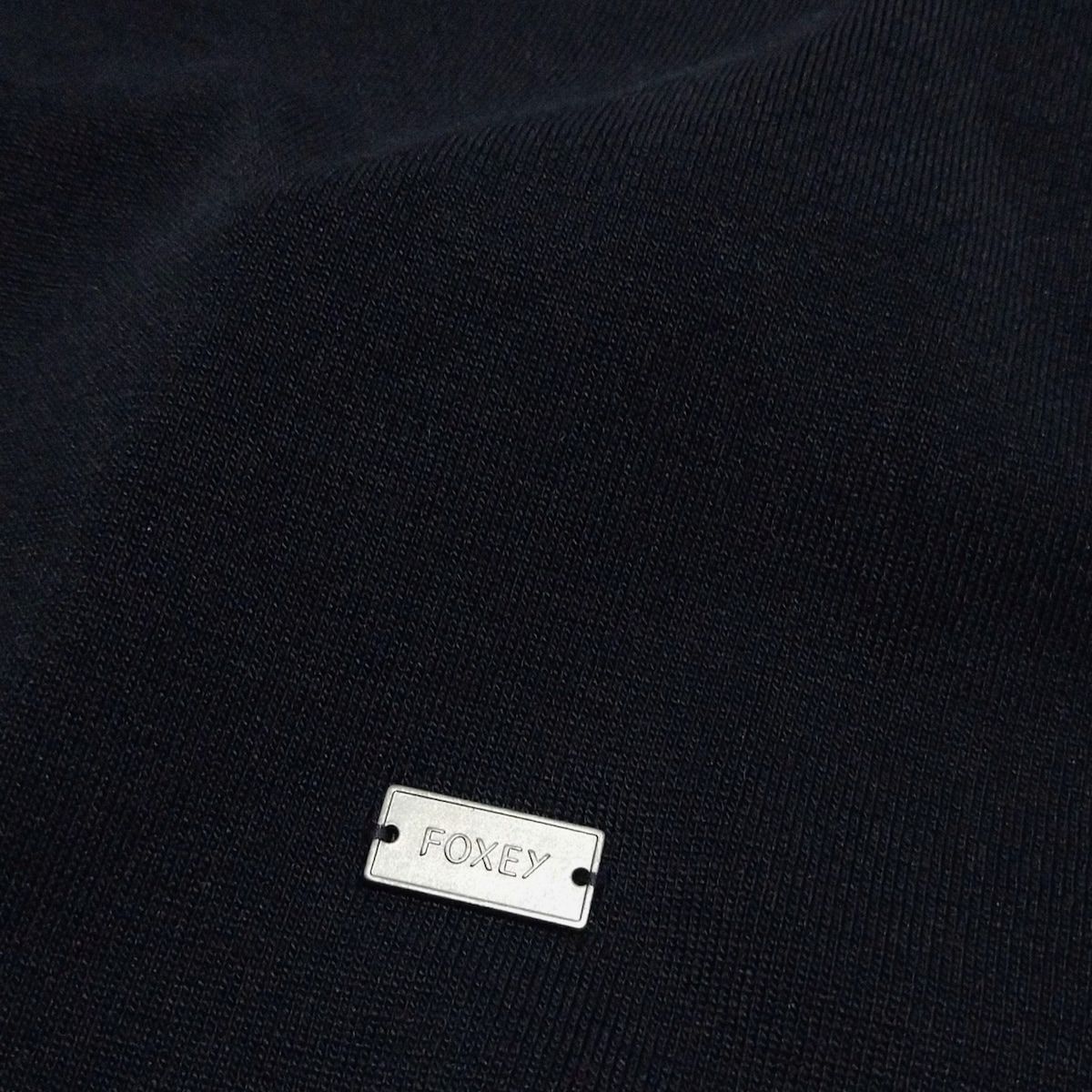 FOXEY(フォクシー) 半袖Tシャツ サイズ42 L レディース美品 - 41457 黒  