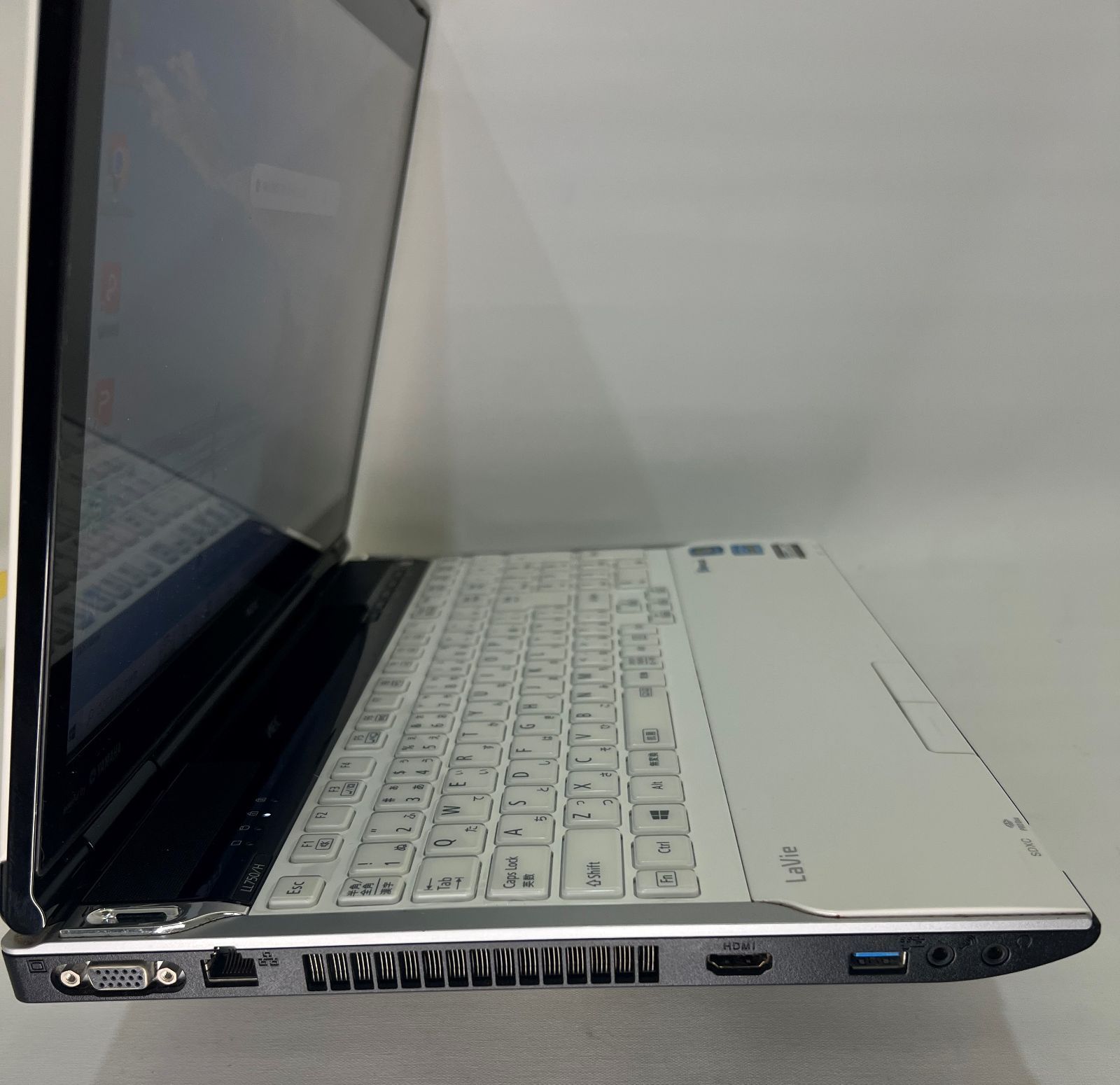 現状】NEC☆15.6型WXGA 高性能CPU Core i7-3610QM メモリ8GB ＨDD無し☆ブルーレイ HDMI 無線LAN☆LaVie  LL750/H｜コンピュータ