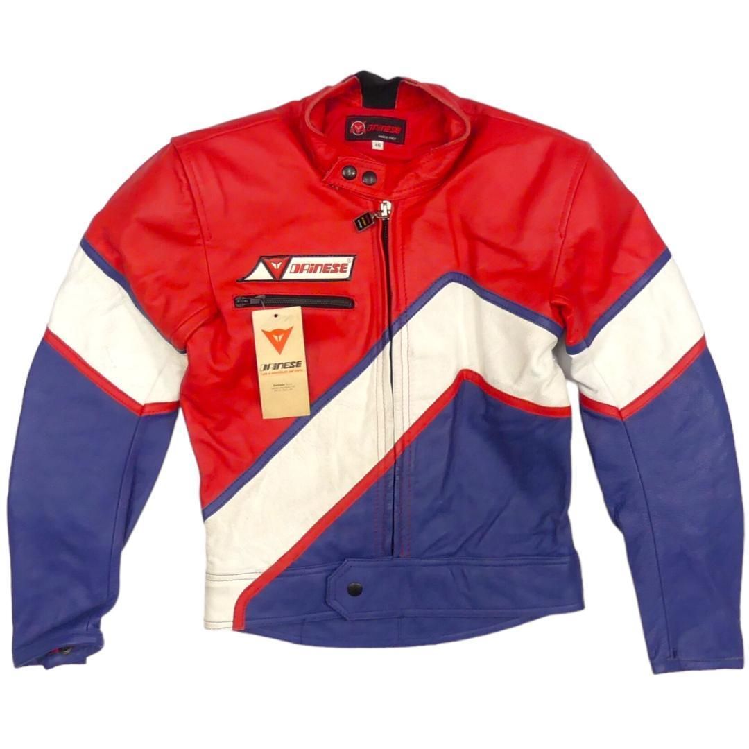 DAINESE ダイネーゼ レザーレーシングスーツ 本革 ツナギ 赤 X7022