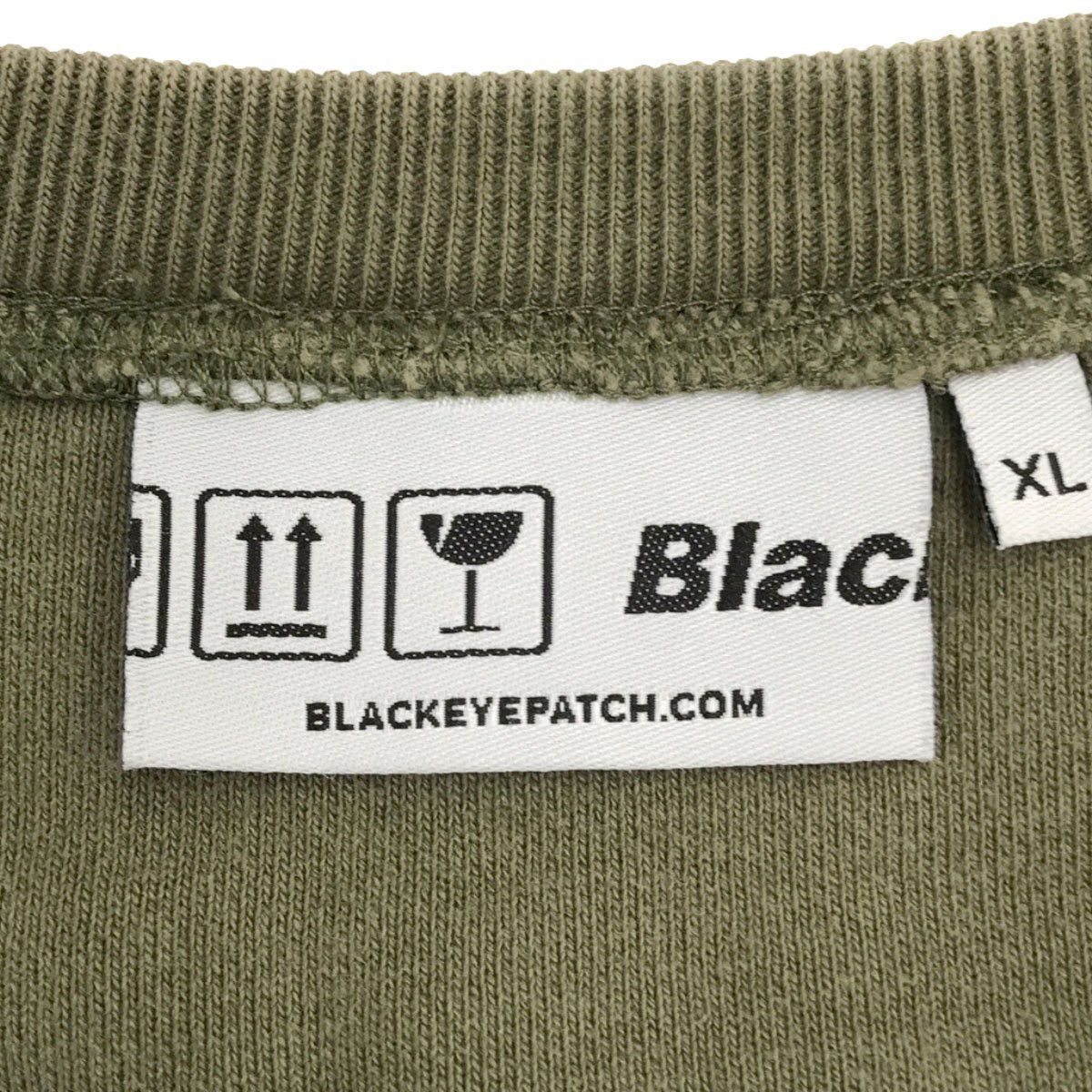 BlackEyePatch ブラックアイパッチ 取扱注意 クルーネックスウェット 