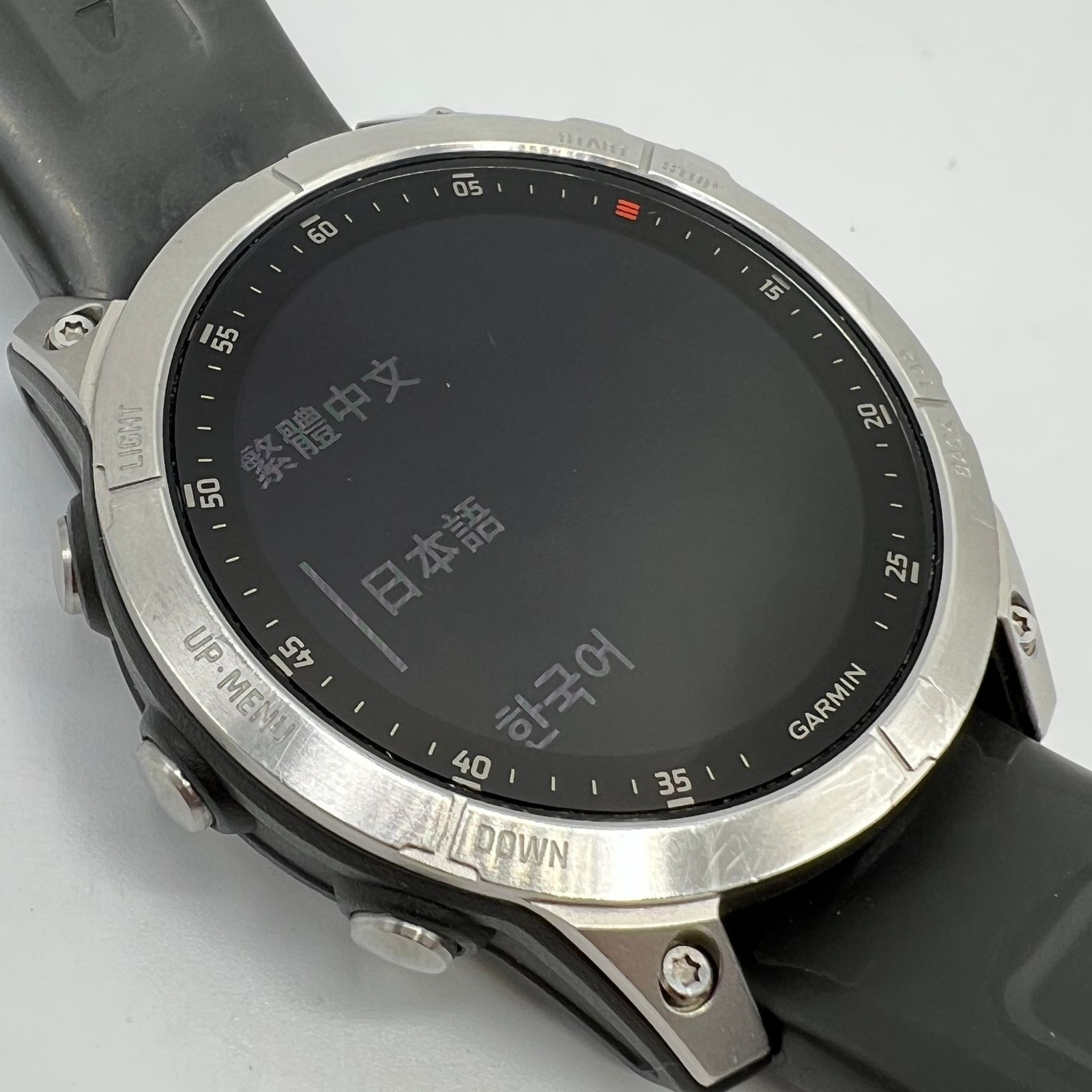 Bランク】GARMIN epix Steel/Graphite 010-02582-05 スマートウォッチ 