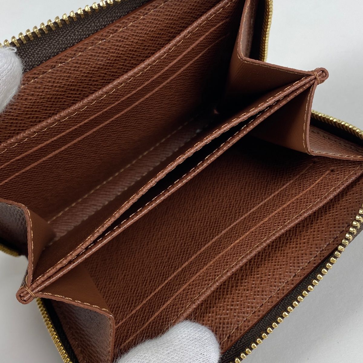 ルイ ヴィトン◎モノグラム コインパース ラウンドファスナー コインケース 茶色 ルイ ヴィトン コインパース モノグラム ラウンドファスナー コイン