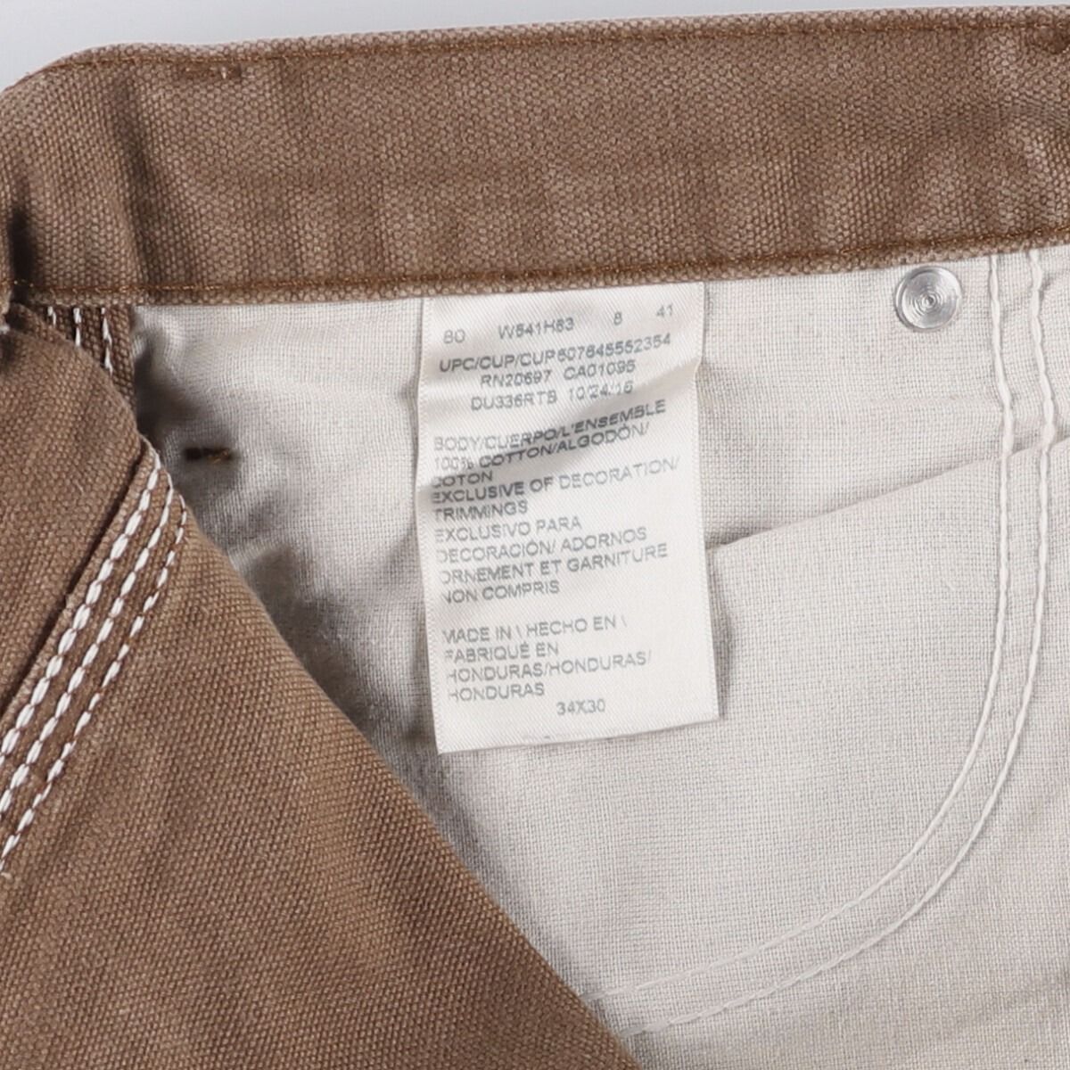 古着 ディッキーズ Dickies ダックペインターパンツ メンズw34相当 eaa585788 KIN-KAAI_COM