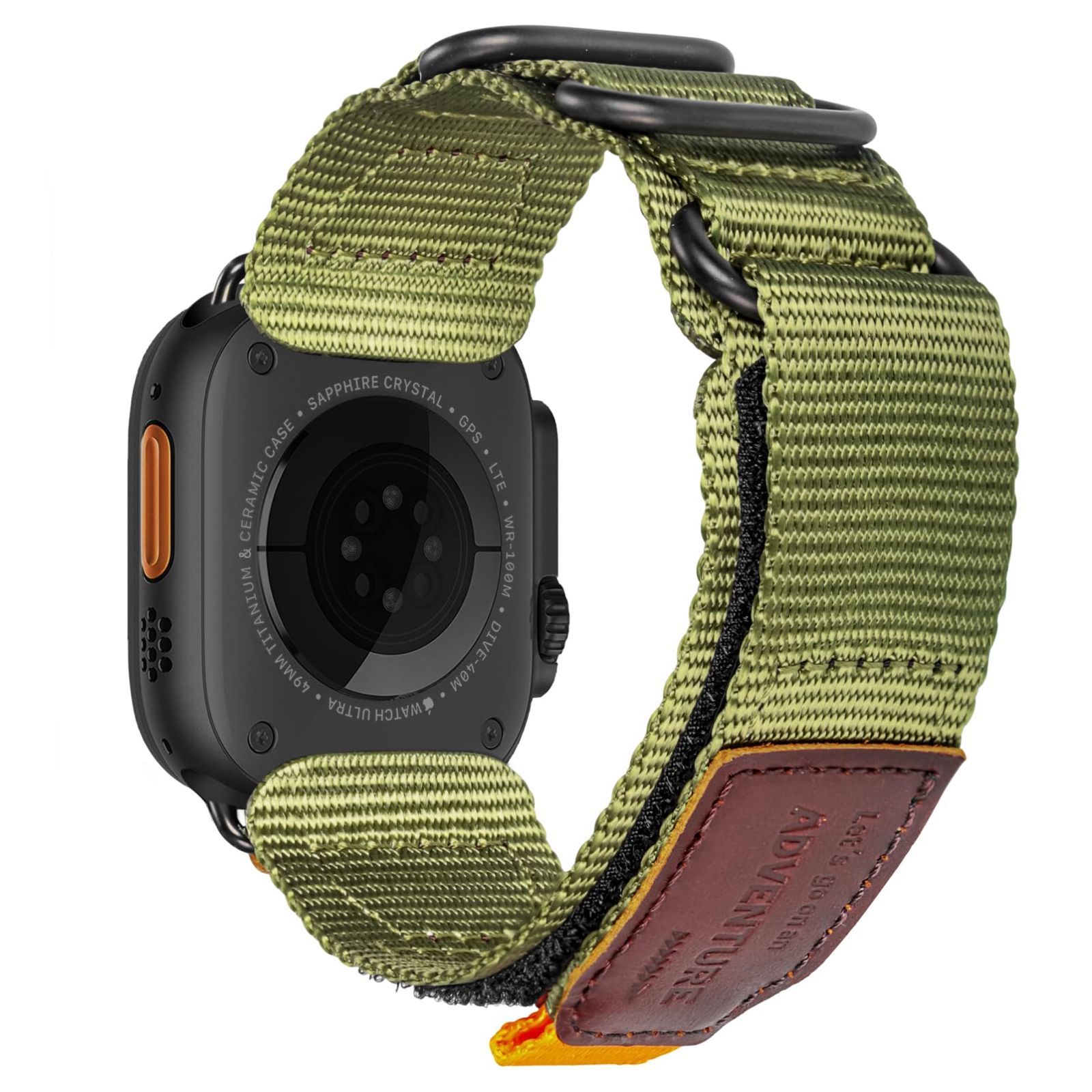 Torbollo コンパチブル Apple Watch バンド 38mm 40mm 41mm 42mm 44mm 45mm 49mm iWatch Series 9/8/7/6/5/4/3/2/1/SE Ultra/Ultra 2に対応ナイロンと