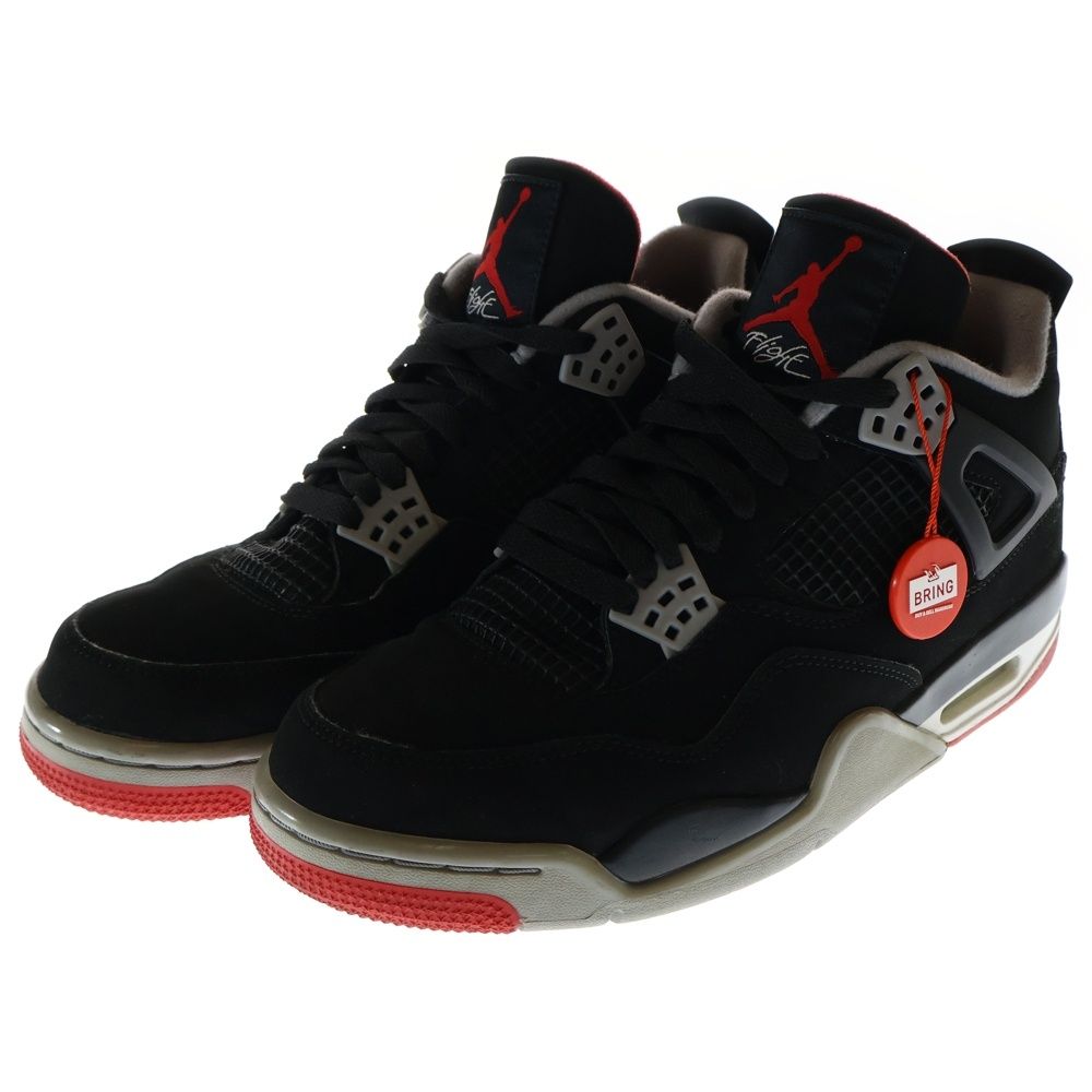 NIKE (ナイキ) AIR JORDAN 4 RETRO BRED 308497-060 エアジョーダン4