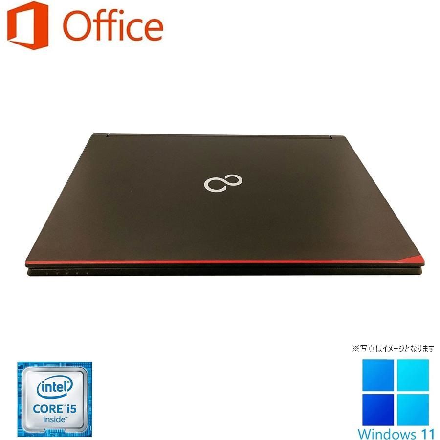 富士通 中古ノートPC A576/15.6型/Win 11 Pro/MS Office H&B 2019/Core 