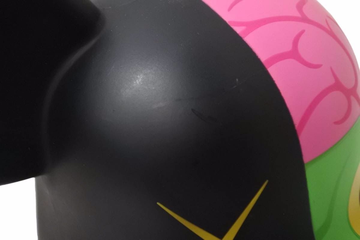 BE@RBRICK KAWS 人体模型 400% 赤/レッド 箱 COMPANION