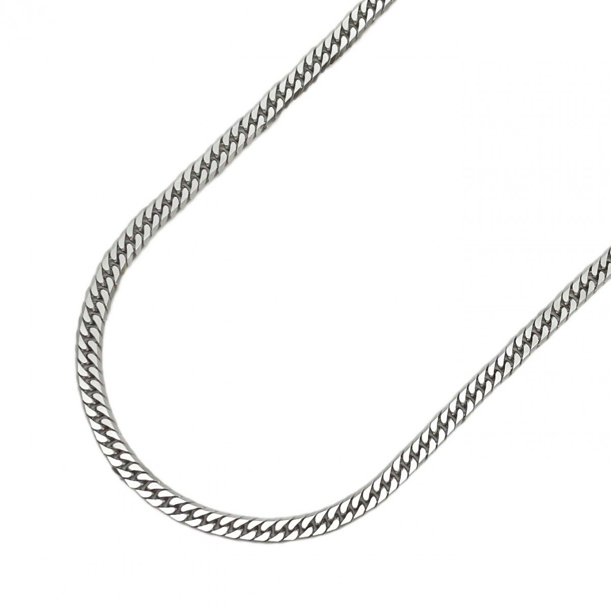 4khu031】喜平 ネックレス Pt850 プラチナ 6面 ダブル 50cm 20.5g 