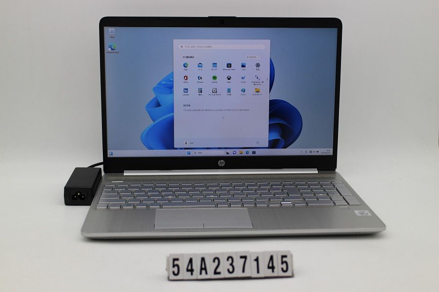 hp Laptop 15s-du1008TU Core i3 10110U 2.1GHz/8GB/256GB(SSD)/15.6W/FHD(1920x1080)/Win11 【54A237145】