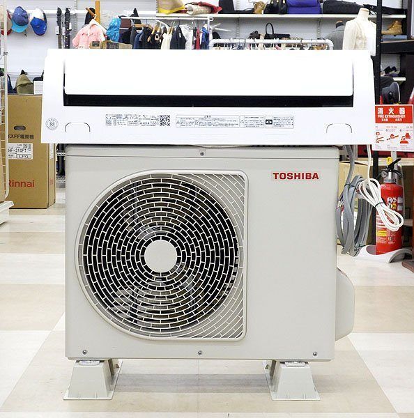 TOSHIBA 東芝 ルームエアコン RAS-H221P 2022年製 6畳用 リモコン付き
