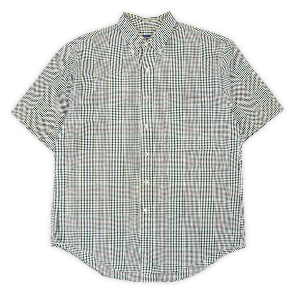 USA製90'sランズエンドLANDS'ENDシアサッカーストライプコットンパンツ(32)90年代アメリカ製2タック LANDS END半袖シャツ LANDS\u0027END - 90s ランズエンド シアサッカー