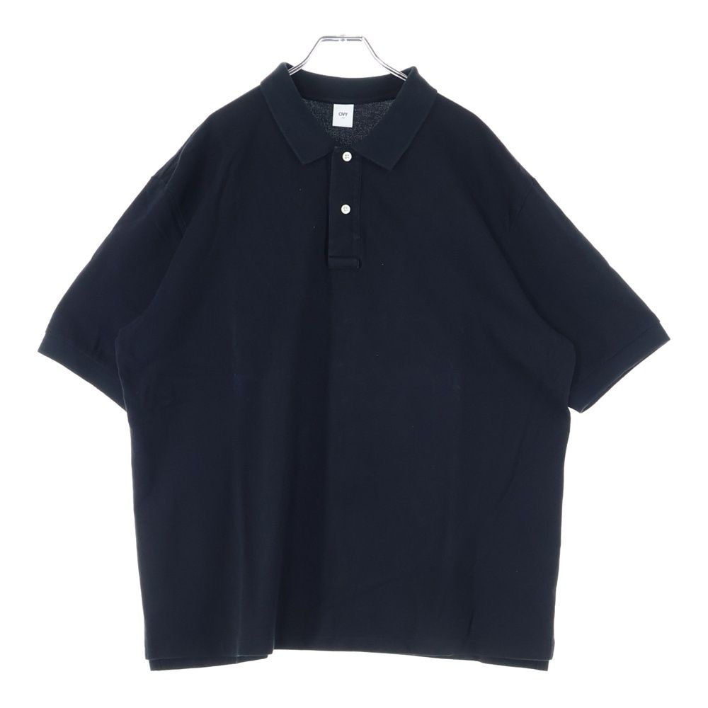 OVY オヴィー Standard Seed Stitch Polo オヴィー シードステッチ 半袖ポロシャツ ブラック