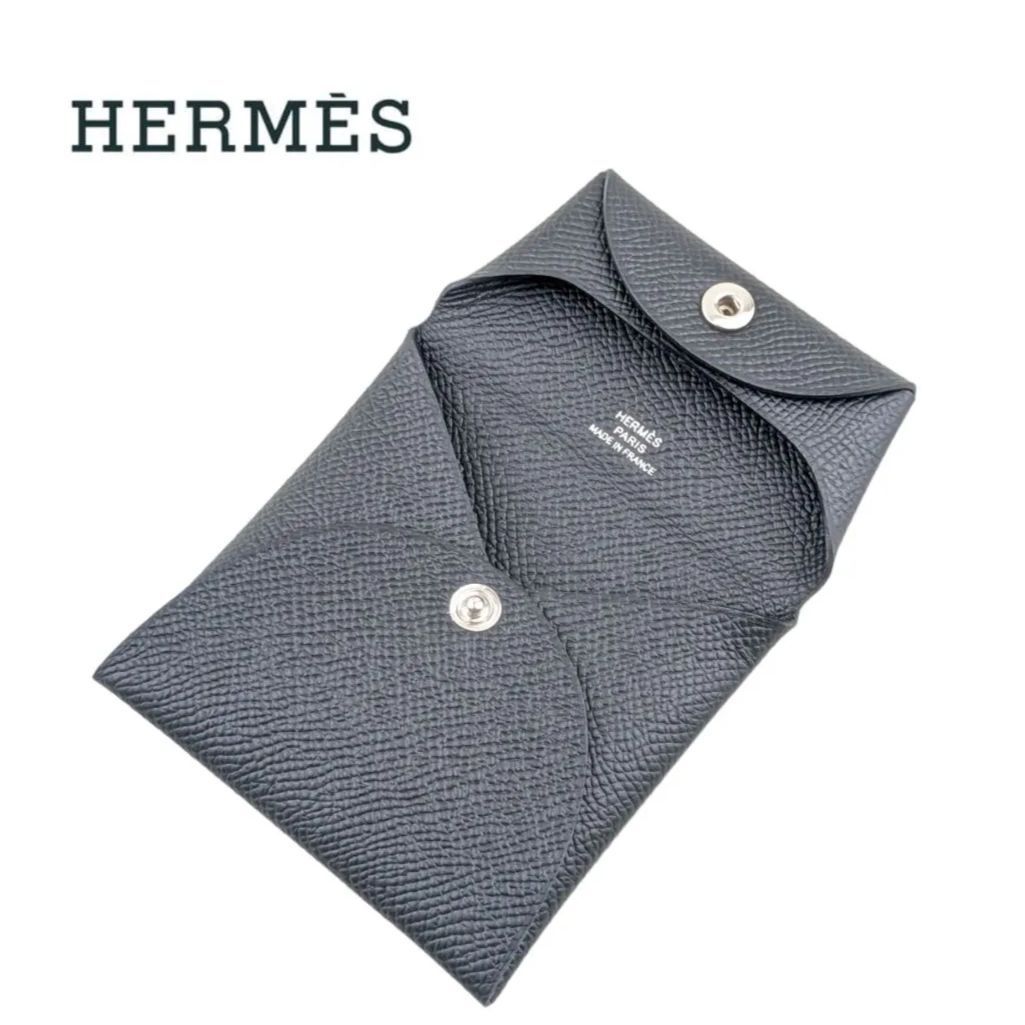 【新品未使用】入手困難 エルメス ケース バスティア エプソン HERMES（エルメス） コインケース BASTIA VERSO バスティア ヴェルソ