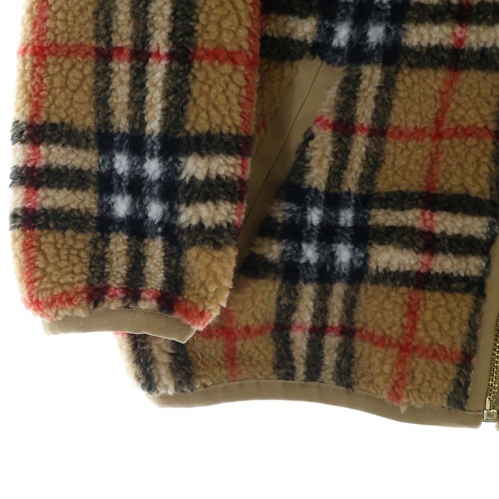 BURBERRY (バーバリー) ノヴァチェック フリース ボア