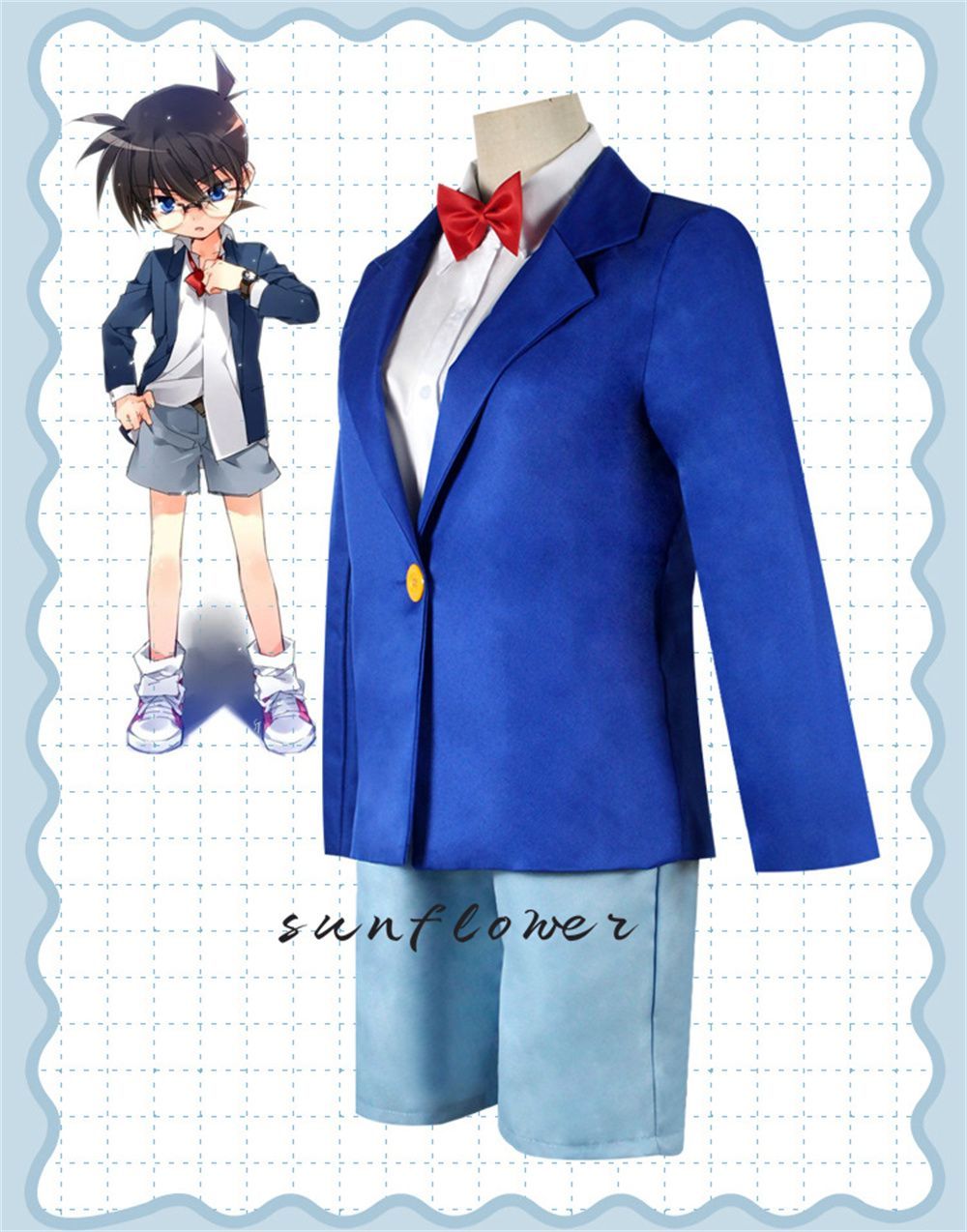 名探偵コナン コスプレ [EKISUI] fashion 名探偵コナン 江戸川コナン