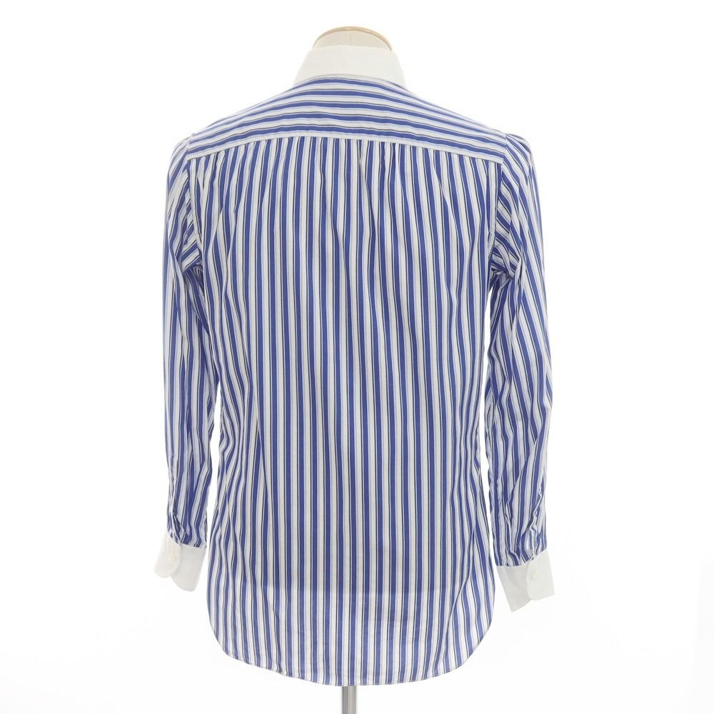 中古】ビームスエフ BEAMS F ストライプ クレリック タブカラー