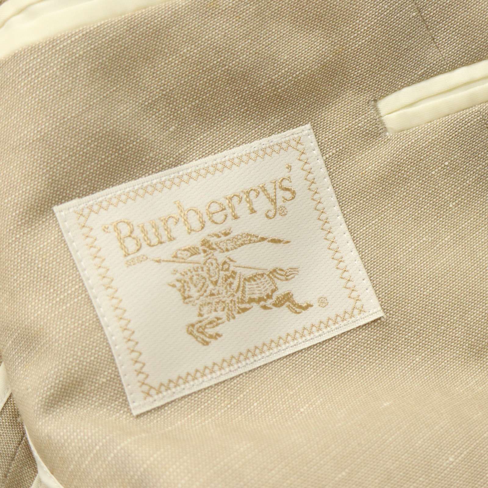90s☆ Burberrys ヴィンテージ バーバリー 春夏 リネン混