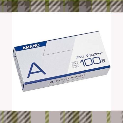 アマノ 標準タイムカードＡ 100枚x3セット - メルカリ