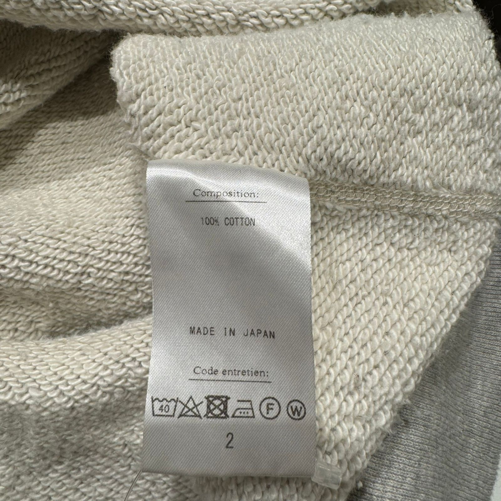 A.PRESSE（アプレッセ） ① 22SAP-05-05M 22SS Sweat Shirt メンズ 