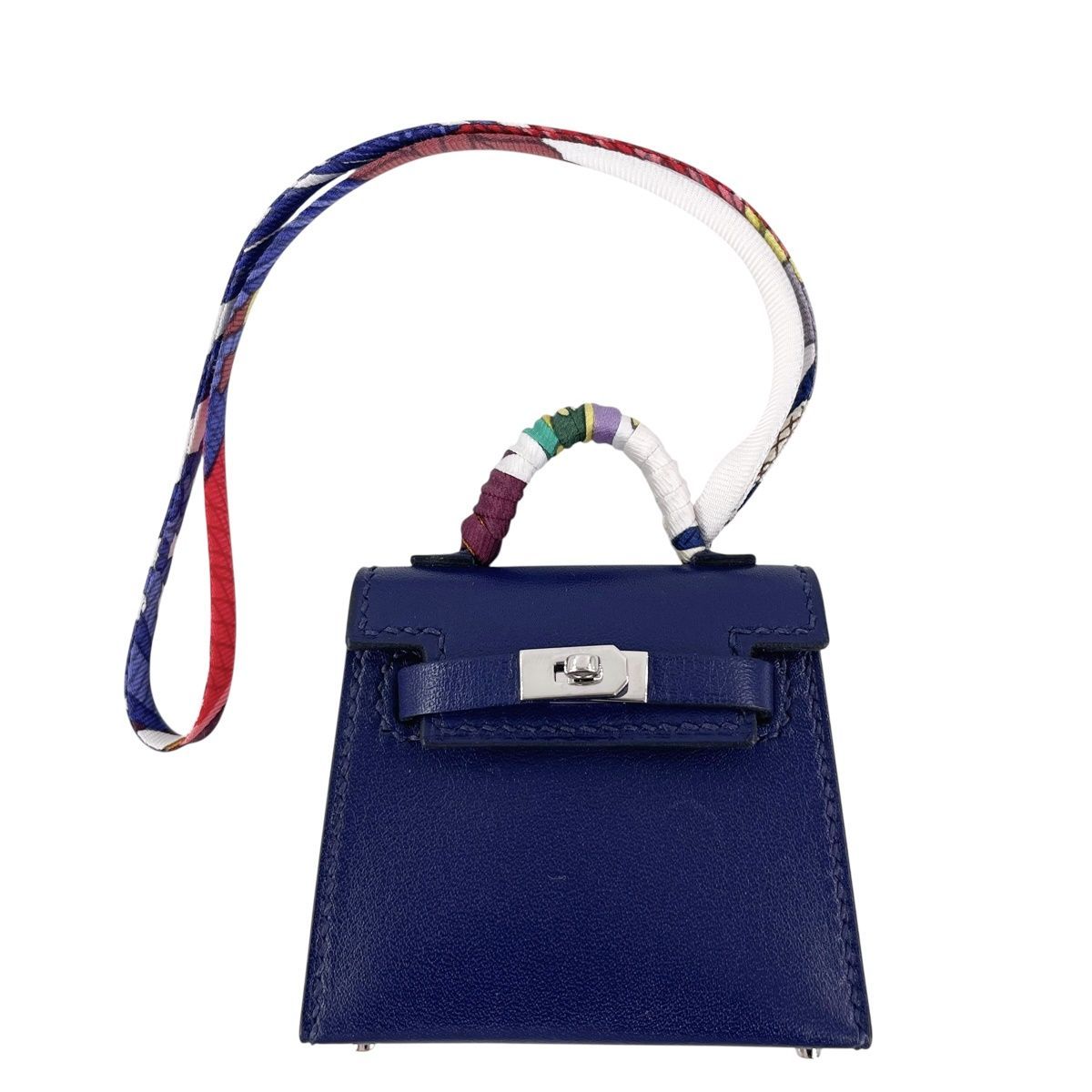 中古】HERMES エルメス マイクロ ケリー ツイリー バッグ チャーム 