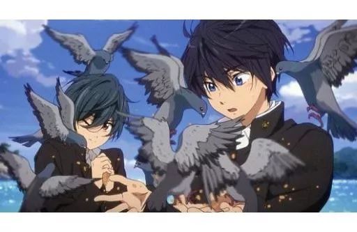中古】ポストカード(キャラクター) 七瀬遙＆桐嶋郁弥 スペシャル
