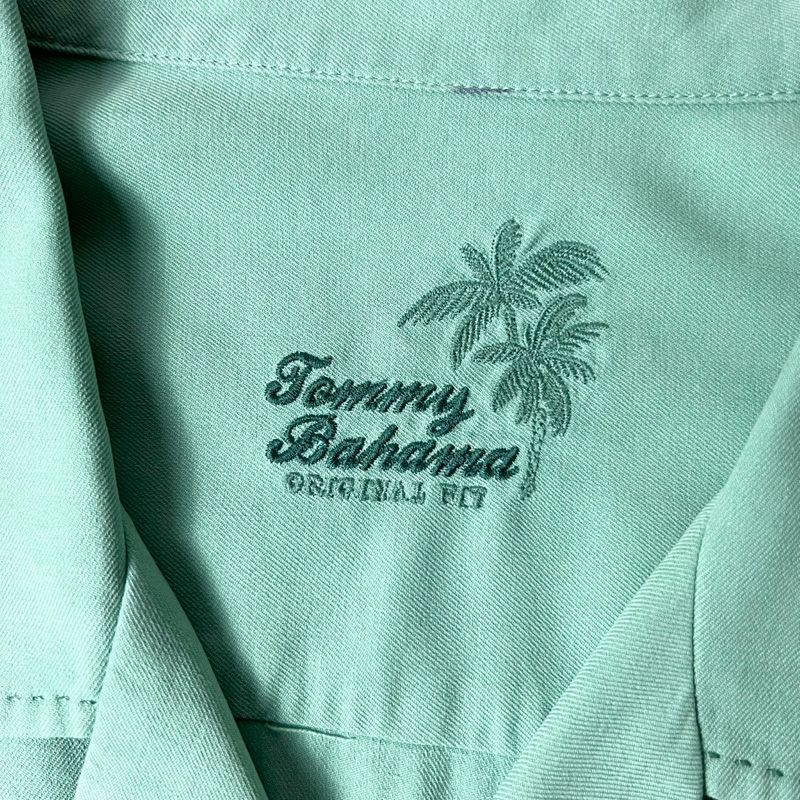 00s トミーバハマ ラベンダー オープンカラー 半袖シャツ シルクシャツ 00s Tommy Bahama 無地 100% シルク 半袖 オープンカラー シャツ
