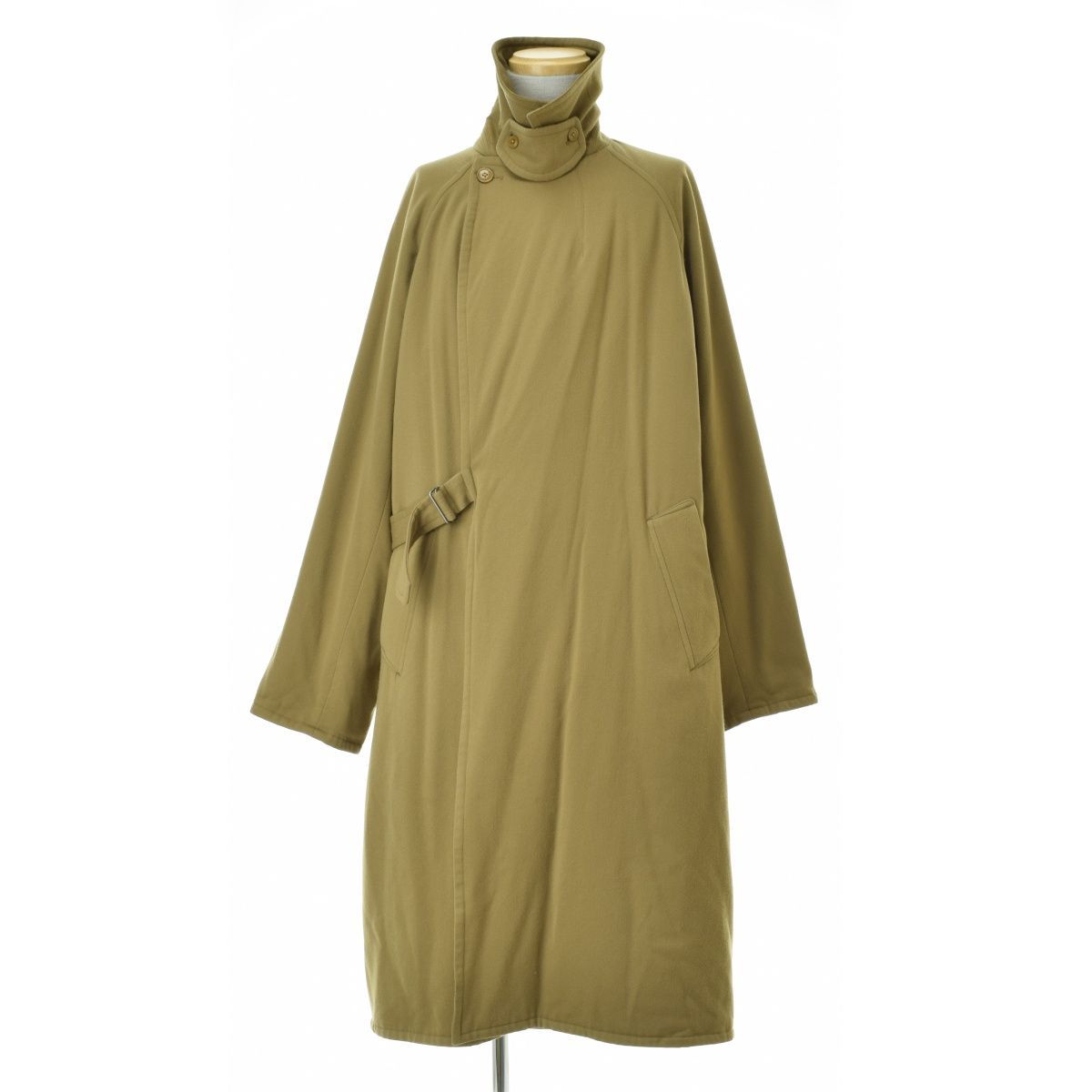 最終値下げ！　comoli タイロッケンコート 17aw サイズ1 COMOLI】17AW L03-04004 ウール中綿 タイロッケンコート - メルカリ