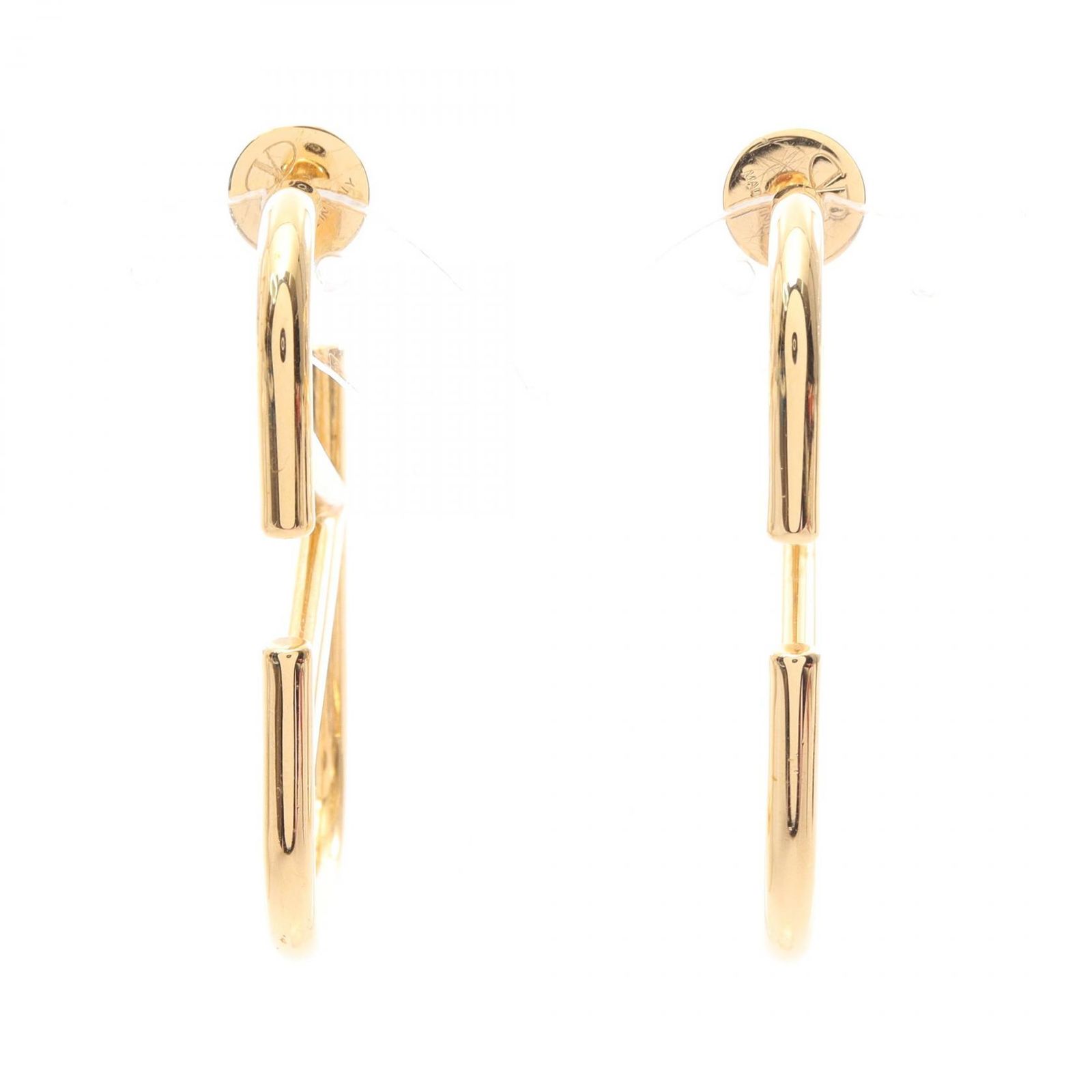 ヴァレンティノ ガラヴァーニ Valentino Garavani ピアス Vロゴ GP ゴールドメッキ ピアス レディース Used A