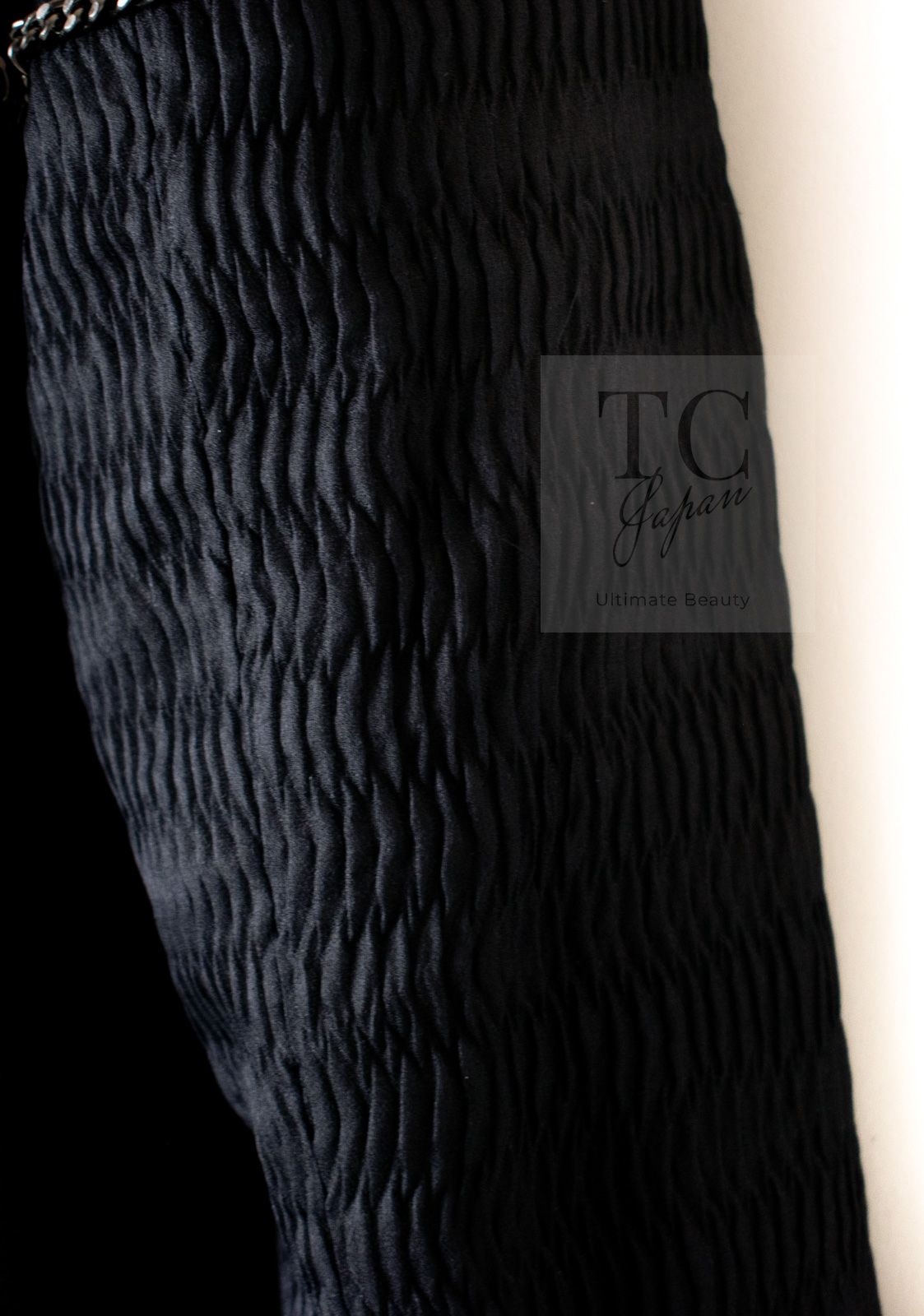 Karl Lagerfeld  限定 ツイードチェスターコート 黒 CHANEL 24101529_1.jpg