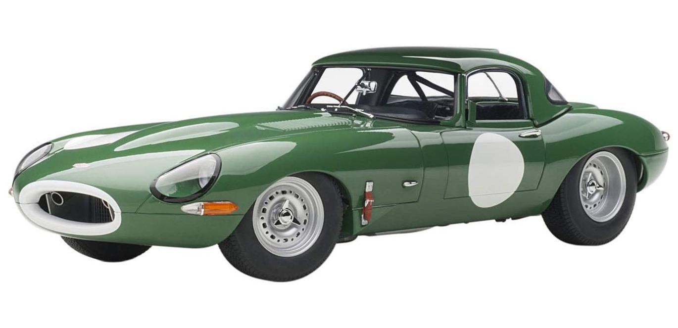 AUTOart 1/18 ジャガー ライトウェイト Eタイプ グリーン 完成品 73648 Jaguar Lightweight E Type Green Finished Product