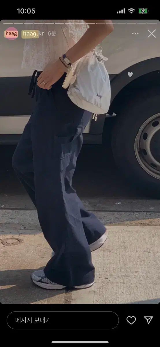 パンツ ネイビー