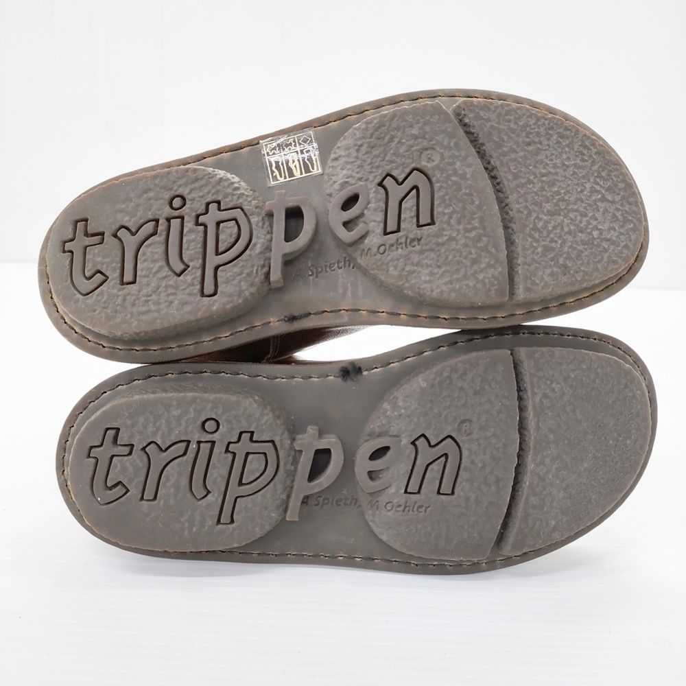 新品 未使用 trippen トリッペン レディース サイズ 36 レディース】trippen Tyler grey トリッペンレザーシューズ