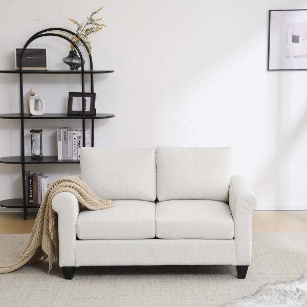 脚付き 肘付きカウチソファーコンパクト