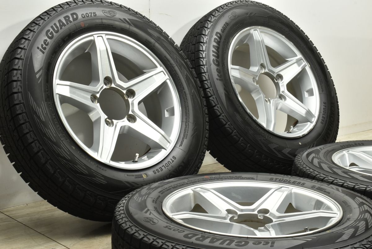 ジムニーサイズ プレミックス 16in 5.5J 20 PCD139.7 ヨコハマ アイスガード G075 175 80R16 JB64 JB23 JA22 JA21 スタッドレス